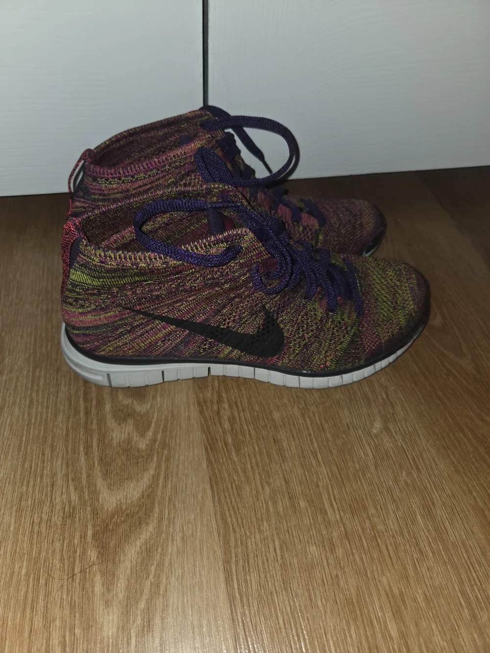 Nike Multicolor Flyknit High-Top Sneakers